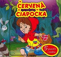 Červená Čiapočka - 5 puzzle v knihe (slovensky)