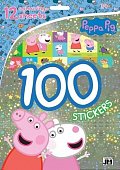 Prasátko Peppa - 100 samolepek s omalovánkovými listy