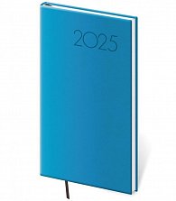 Diář 2025 Print Pop týdenní kapesní světle modrá
