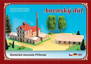 Anenský důl - Hornické muzeum Příbram - Stavebnice papírového modelu, 1.  vydání