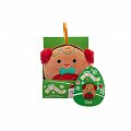 Squishmallows Vánoční ozdoba Perníček Cash 10 cm
