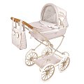 DeCuevas 80078A Skládací kočárek pro panenky s taškou Verona 2025 - 81 cm