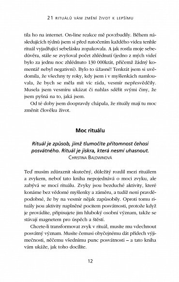 Náhled 21 rituálů vám změní život k lepšímu