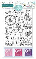 Razítka Aladine Stampo Birthday - princezny