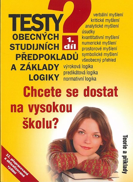 Náhled Testy obecných studijních předpokladů a základy logiky - 1. díl, 11.  vydání