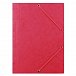 DONAU spisové desky s gumičkou, A4, prešpán 390 g/m², červené - 10ks