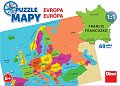 Puzzle Mapy Evropa 69 dílků