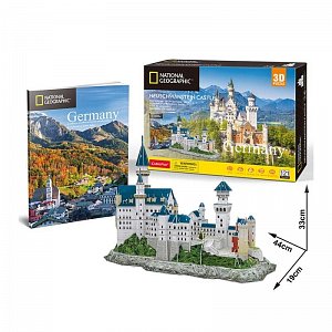 Puzzle 3D Zámek Neuschwanstein 121 dílků