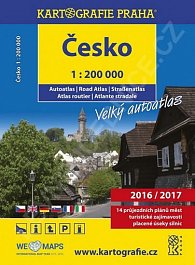 Česko - velký autoatlas 1:200 000 (2016/2017)