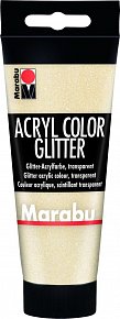 Marabu Acryl Color akrylová barva - zlatá glitr 100 ml