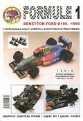 Formule 1: Benetton Ford B190 - 1990/papírový model