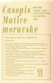 Časopis Matice moravské supplementum 4/2013