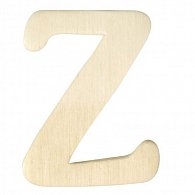 Dřevěná písmenka, 4 cm, Z