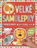 Velké samolepky a omalovánky pro malé ruce Divoká zvířata