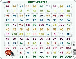 Puzzle MAXI - Násobení/81 dílků