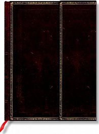 Zápisník - Black Moroccan Wrap, ultra 180x230