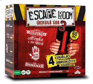 ESCAPE ROOM 3: úniková hra - 4 scénáře