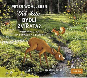 Víš, kde bydlí zvířata? - Poznáváme život na loukách a v lesích - CD (Čte Martin Preiss)