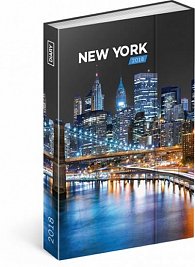 Diář 2018 - New York, týdenní magnetický, 10,5 x 15,8 cm