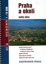 Praha a okolí-velký atlas 1:15000