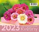 Kalendář 2023 Květiny, stolní, týdenní, 148 x 125 mm