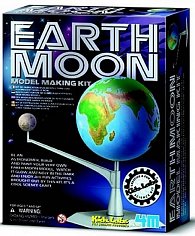 Pohyblivý model Země a Měsíce - Svítí ve tmě