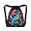Bagmaster Sáček na přezůvky Beta 23 A Black/Pink/Blue