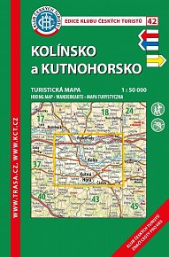 KČT 42 Kolínsko a Kutnohorsko 1:50 000 Turistická mapa, 1.  vydání