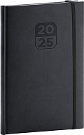 Diář 2025: Aprint Top - černý, týdenní, 15 × 21 cm