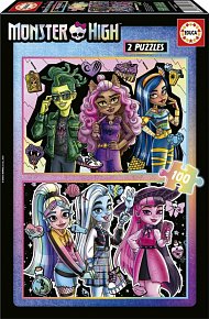 Puzzle Monster High/2x100 dílků