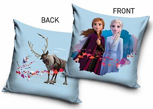 Povlak na polštářek Ledové Království Anna Elsa Sven a Olaf