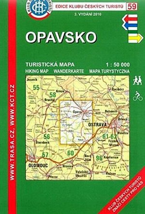 KČT 59 - Opavsko/turistická mapa