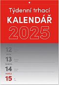Kalendář 2025 nástěnný: Trhací týdenní A5
