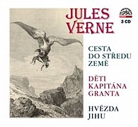 Verne Jules - Cesta do středu země, Děti kapitána Granta, Hvězda Jihu - 3CD