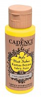 Textilní barva Cadence Style Matt Fabric - citrónová / 50 ml