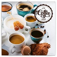 Kalendář poznámkový 2020 - Káva, voňavý, 30 × 30 cm