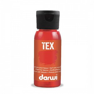 DARWI TEX barva na textil - Karmínovo ružová 50 ml