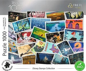 Trefl Puzzle UFT Disney 100 let: Poštovní známky 1000 dílků