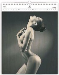 Woman  - dřevěný nástěnný kalendář 2019