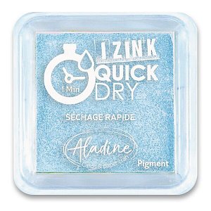 Razítkovací polštářek IZINK Quick Dry rychleschnoucí - nebesky modrý