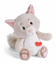 NICI plyš Love Kočička fluffy sedící 35 cm