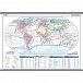 Svět - hydrosféra - školní nástěnná mapa 1:28 mil./136x96 cm