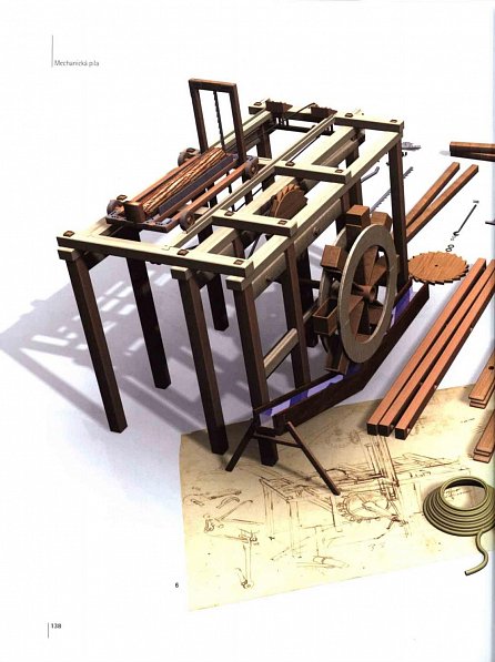 Náhled Leonardovy stroje - Tajemství a vynálezy z kodexů Leonarda da Vinciho, 1.  vydání