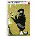 Puzzle Banksy: Roller Chimp 1000 dílků