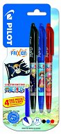 PILOT FriXion Ball 07 One Piece + samolepky, BL, černá, červená, modrá