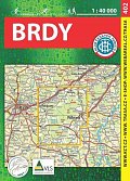 KČT 402 Brdy 1:40 000 Turistická mapa