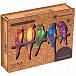UNIDRAGON dřevěné puzzle - Papoušci, velikost M (44x25cm)