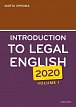 Introduction to Legal English Volume I.