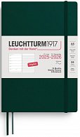 Weekly Planner & Notebook 2026 Medium (A5) 18 Months Forest Green