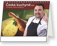 Kalendář stolní  2012 - Česká kuchyně s Ivanem Vodochodským, 16,5 x 13 cm